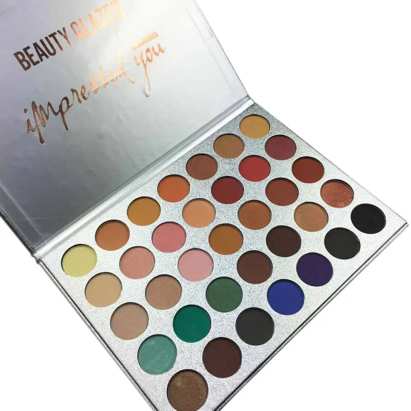 

35 Colors Beauty Makeup Eyeshadow Palette Shades Shimmer Matte Eye Shadow Palettes Make Up Cosmetics