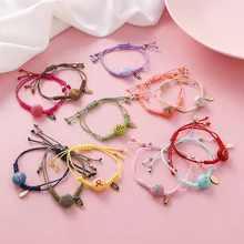 Erkek Bileklik браслеты и браслеты Бохо ручной переплетения плетеные браслеты для браслета с подвесными украшениями подарок влюбленных