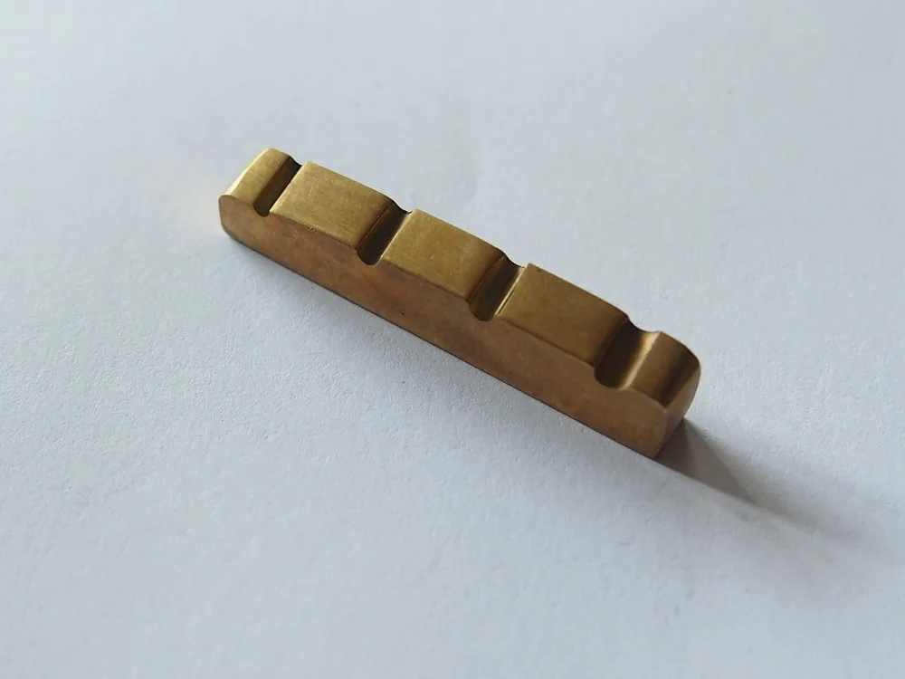 Bass guitar Brass nut 42mm wide 4 string Bass Top Nut 42mm x 6mmin