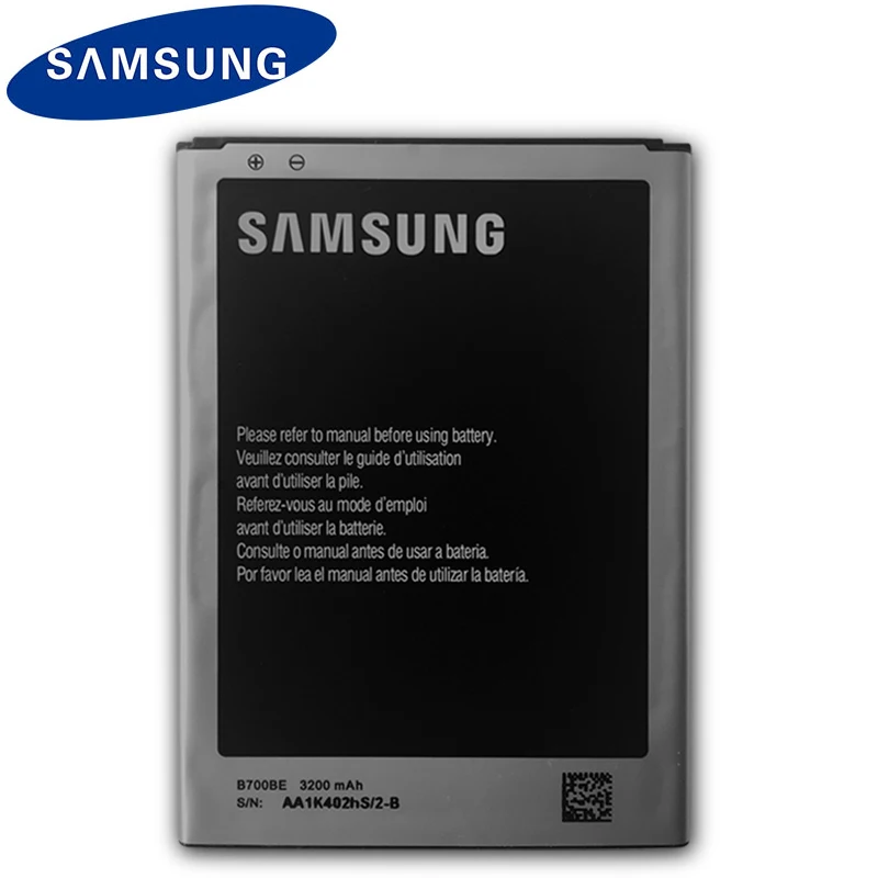 

SAMSUNG B700BC B700BE Original Mobile Phone batteries For Samsung I9200 Galaxy Mega 6.3 8GB 3200mAh Replacement Phone Battery