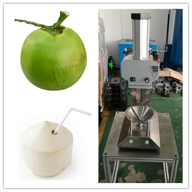 High quality green tender coconut trimming machine young coconut skin