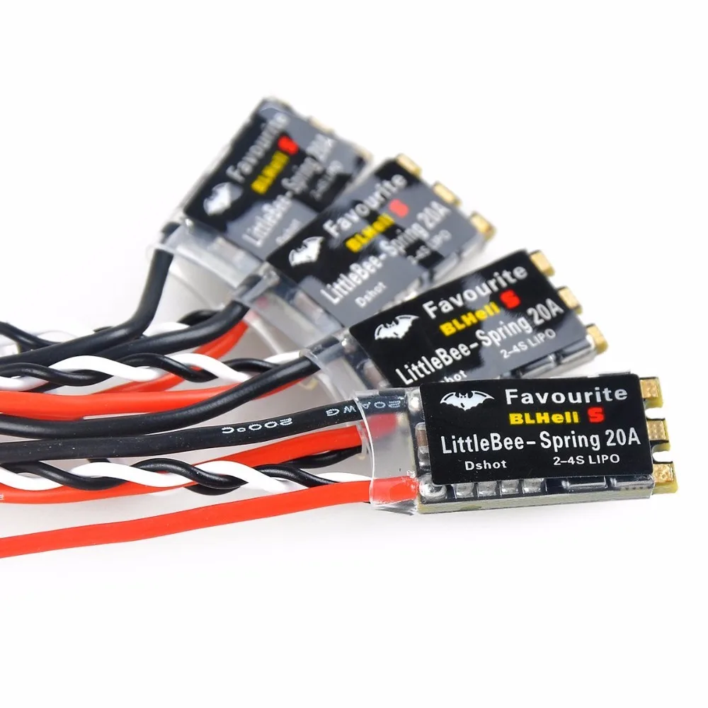 Лидер продаж запчасти для мультикоптера FVT Favourite 20A LittleBee S ESC blheli _ OPTO 2 4S поддержка