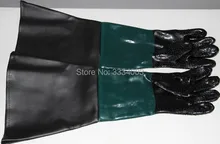 600mm PVC máquina de jateamento de areia luvas, jateamento luvas, luvas sandblaster