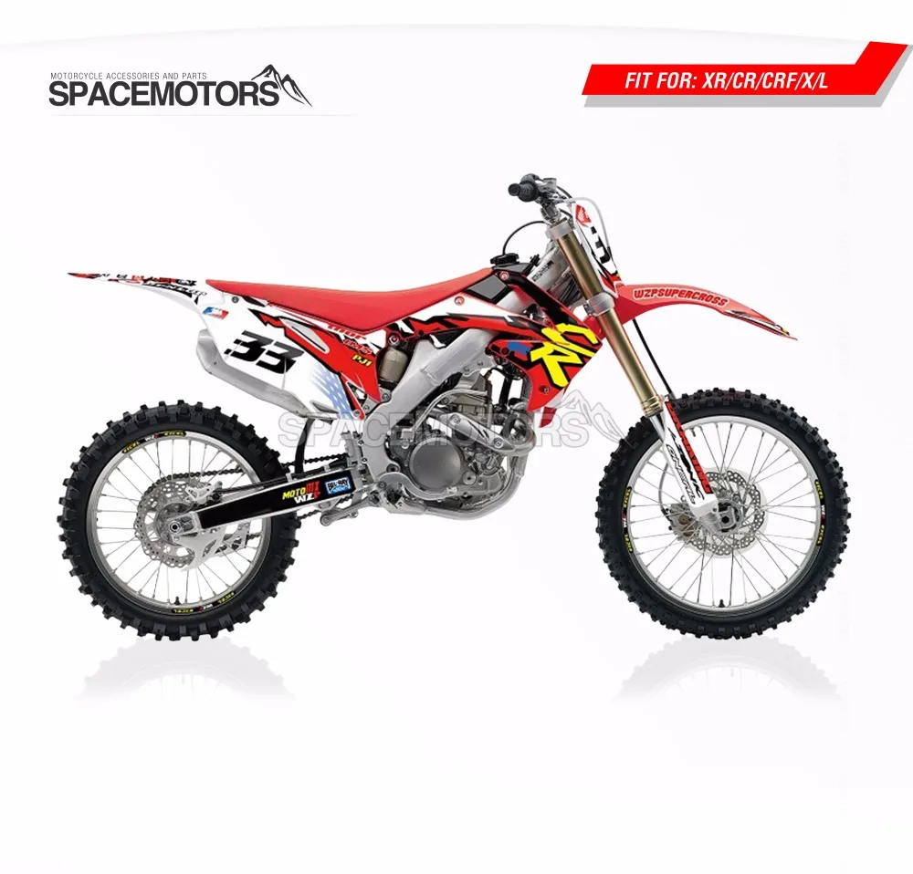 3 м Стикеры пленка наклейка для грязевых Байков CR CRF CRM CRFX CRFR crfl XR X R L F M X 250 650 cc двигателя 2000.. MX moto