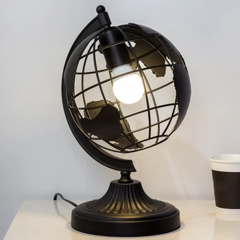 

Creative Personality desk Reading Lamp Modern simple LED Eye Protector Art of bedside Lamp bedroom Earth Table Lamp AP8071515