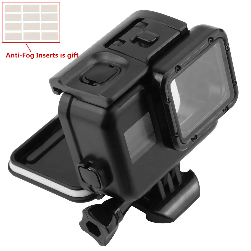 Водонепроницаемый чехол для Gopro Hero 6 5 сенсорный экран задняя дверь подводный