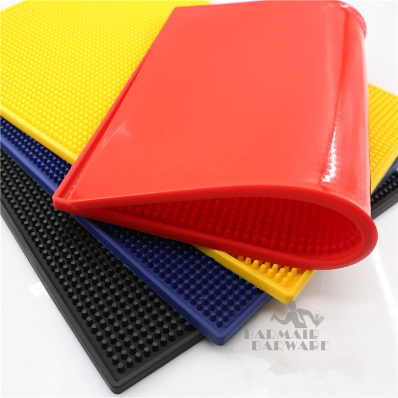 3 Size & 4 Color Rectangle Rubber Beer Bar Service Spill Mat For Table Black Water Proof Pvc Mat Kitchen Glass Coaster Placemat 3 Size & 4 Color Rectangle Rubber Beer Bar Service Spill Mat For Table Black Water Proof Pvc Mat Kitchen Glass Coaster Placemat