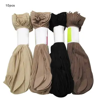 

High Quality 5 Pair=10 Pieces Ankle Sox Women's Socks Women Velvet Socks Female Socks Summer Thin Silk Transparent