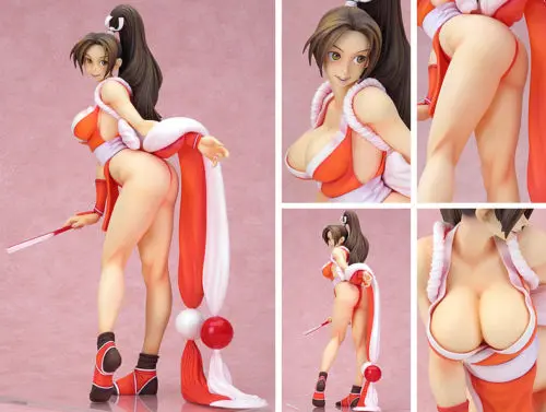 

28CM Kinu Nishimura Capcom Vs. Snk2 Mai Shiranui 1/6 PVC Figure J01