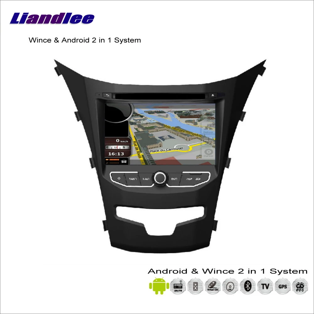 

Liandlee Car Android Multimedia Stereo For SsangYong Actyon / Korando 2013~2015 Radio CD DVD Player GPS Navigation Audio Video