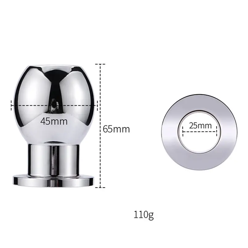 clover anal plug Stainless Steel Tunnel Anal Plug