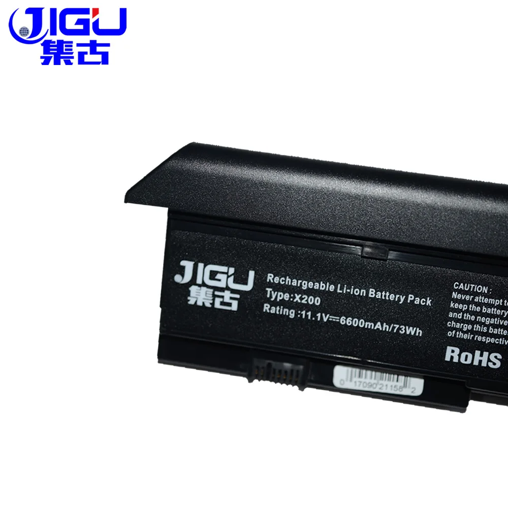 Новый Расширенный аккумулятор JIGU 42T4534 42T4834 43R9255 42T4538 9 для Lenovo ThinkPad X200 X200S X201 X201S X201i