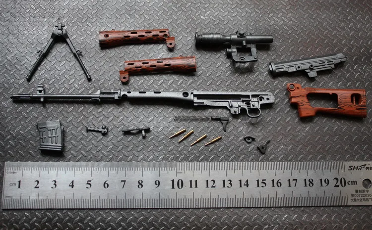 1: 6 full metal SVD sniper rifle model can be assembled disassembled not launch Toy free shipping | Игрушки и хобби