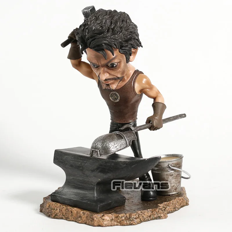 Marvel Iron Man Tony Stark Blacksmithing Ver. PVC Figure Statue Collectible Model Toy