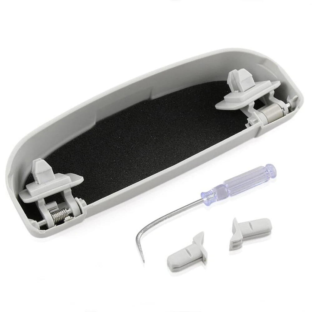 

2017 New Arrival Car Sunglasses Case Holder Glasses Cage Storage Box For Jeep Renegade 2014 2015 2016 , car styling