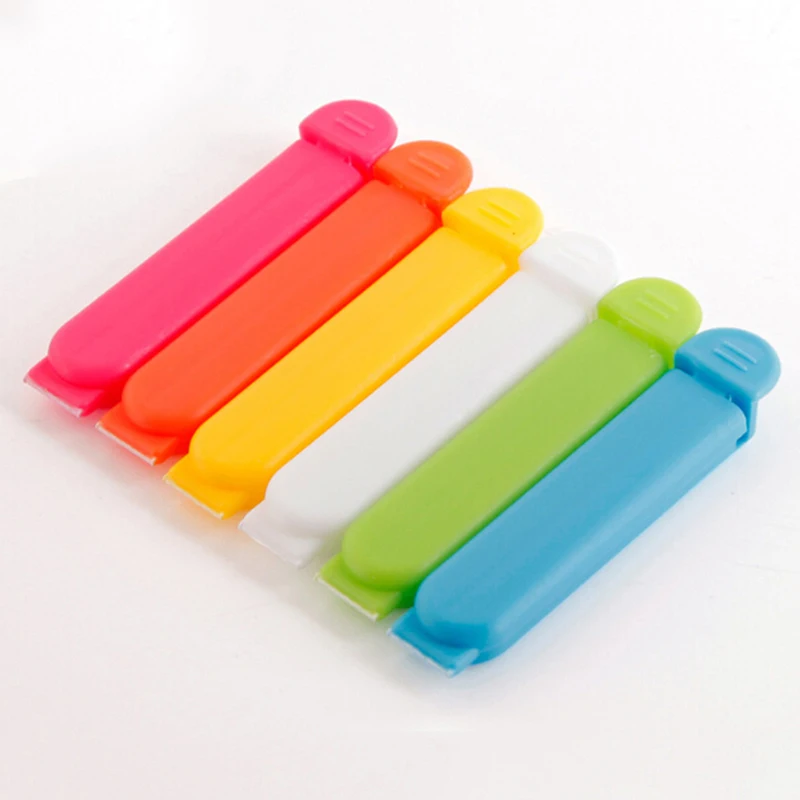 

10Pcs Portable Food Snack Seal Sealing Bag Clips Sealer Clamp Plastic Tool 7cm