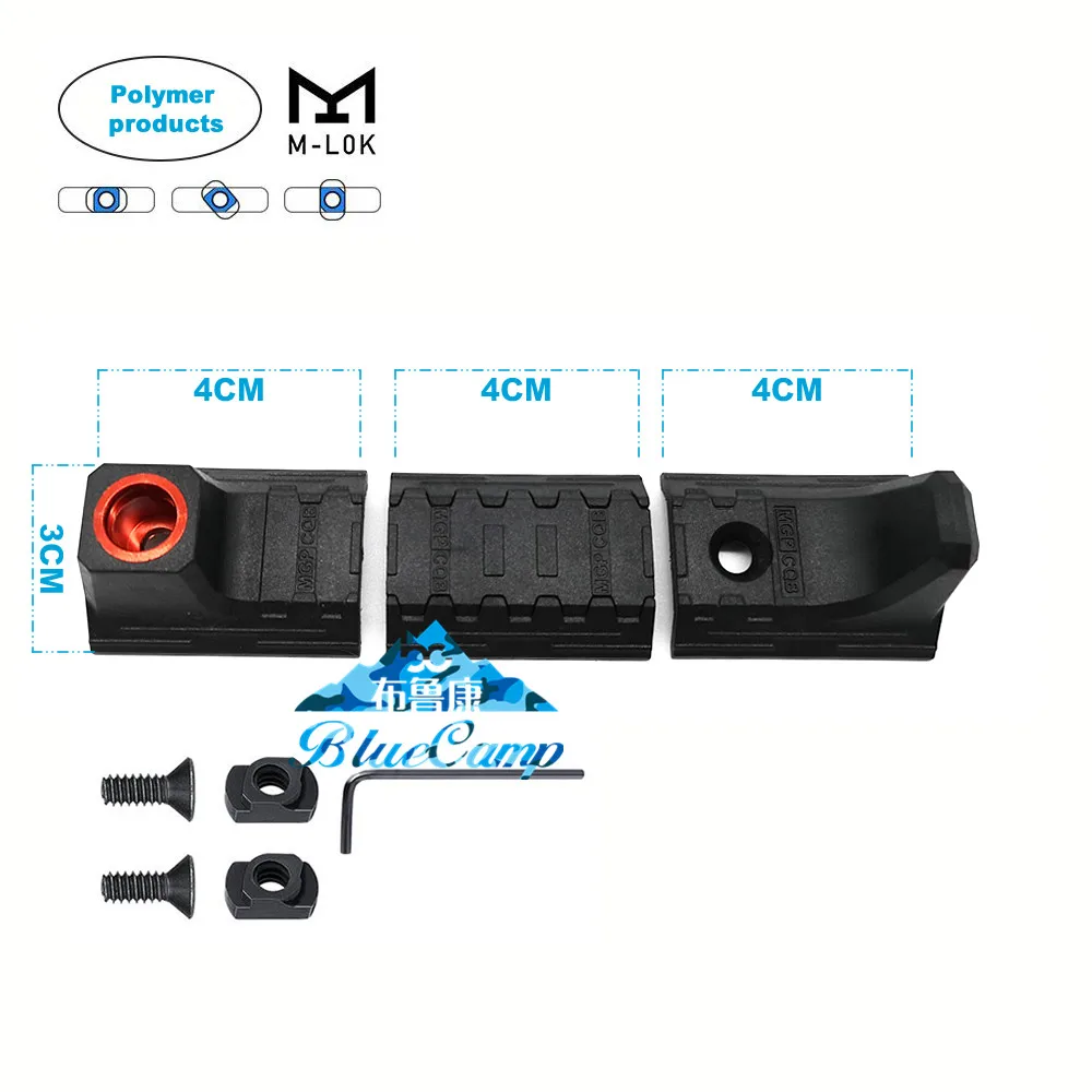 Страйкбол Bluecamp m M-LOK ручной стоп комплект для M LOK система крепления m-lok handguard 4