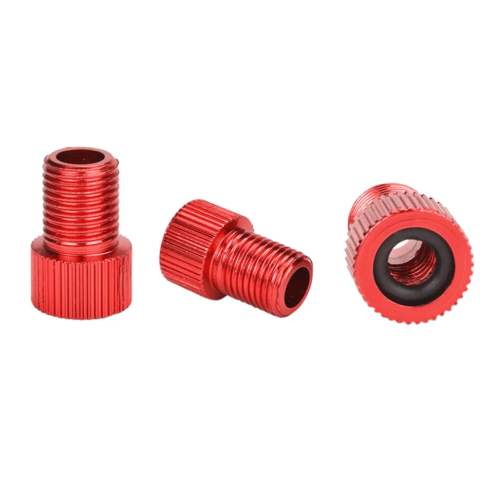 

1pcs Aluminium alloy Practical Bicycle Cycling Bike Practical Bicycle Cycling Bike Valve Adaptor Pump Mouth Tool Cap Converter