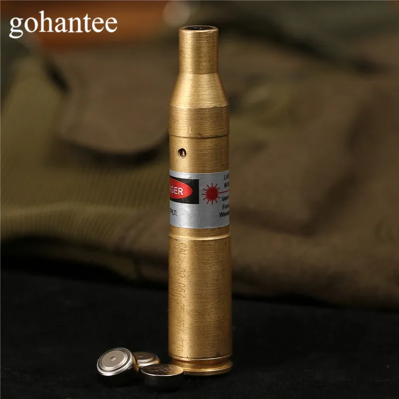 gohantee Hunting Boresighter Tactical CAL .30-06 .25-06 270WIN Red Dot Laser Cartridge Bore Sighter Boresighter for Rifles Scope