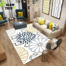 Современный ковер для кухни с рисунком медленного дерева, китайский ковер для гостиной, домашний коврик для спальни, моющийся коврик для ванной комнаты