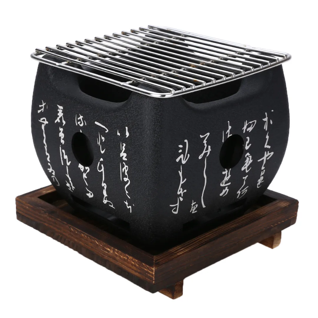 Японская Корейская решетка для барбекю, угольная печь для барбекю, печь для приготовления пищи, Алкогольная гриль, бытовые инструменты для барбекю S/M/L