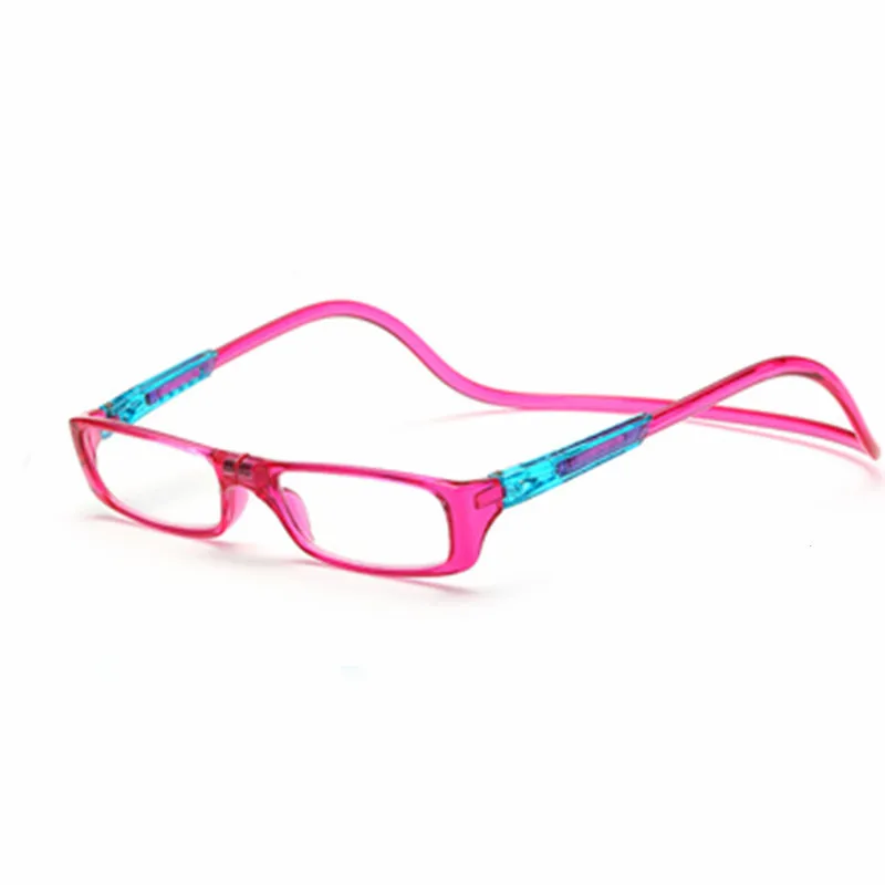 

Upgraded Unisex Magnet Reading Glasses Men Women Colorful Adjustable Hanging Neck Magnetic Front presbyopic glasses jr01