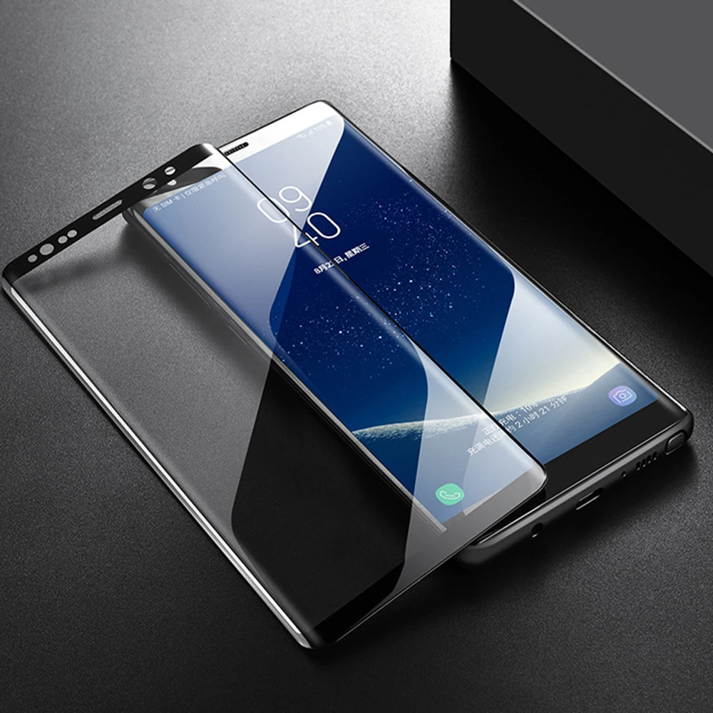 3D Screen Protector On for Samsung Galaxy S8 9 Plus Note8 Note9 Tempered Glass Protective Film for S10 lite S10plus S6 S7 edge (3)