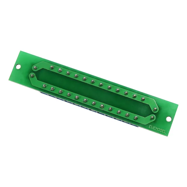 1X Power Distribution Board 2 Inputs 2 x 13 Outputs for DC AC Voltage PCB007 for Train Power Control 2