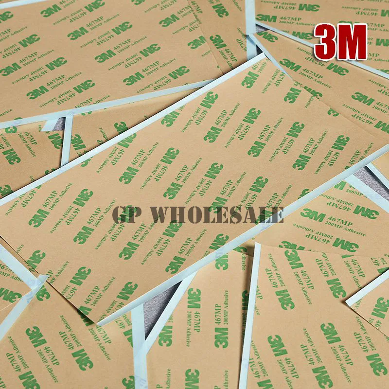 

5pcs 10cmx20cmx0.06mm Clear 3M 467 467MP 200MP Double Sided Adhesive Tape