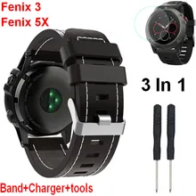 3 In1 comlyo Защитная пленка для Garmin Fenix 5X/Fenix 3 часы группа кожаный ремешок браслет для Garmin fenix 5X группа