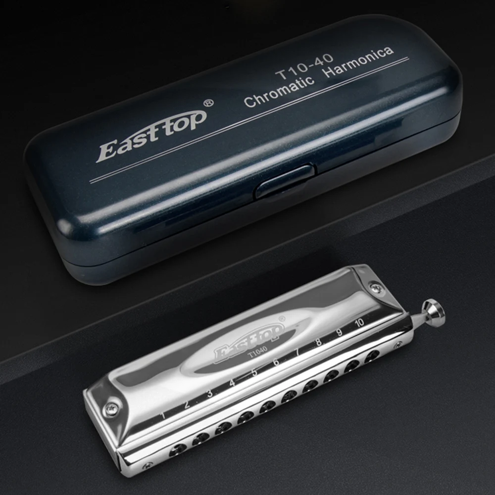 Easttop لوني هارمونيكا 10 ثقوب لوني القيثارة الفم الجهاز Instrumentos مفتاح C ABS مشط آلات موسيقية الشرق أعلى T1040