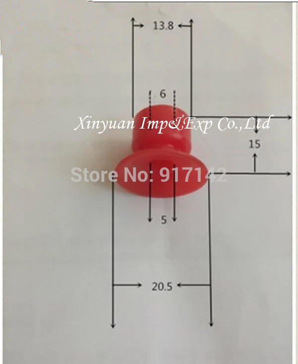 

500 pieces Free shipping 020.1903 SUCKER RED, for Muller Martini ,good rubber top quality