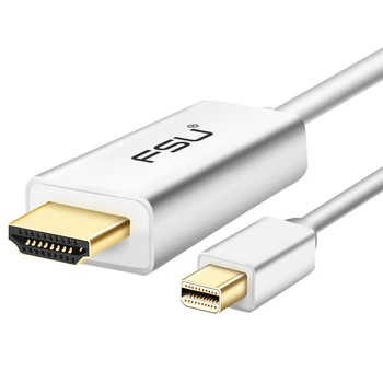 

6FT 1.8M High Quality Thunderbolt Mini DisplayPort Display Port DP to HDMI Adapter Cable For Apple Mac Macbook Pro Air