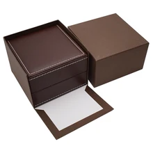 Специальный объемом продукта заказного дизайна из искусственной кожи бархатные часы коробка элегантные модные глобальной отправить TNT FedEx DHL UPS чехол для часов с Бумага Коробки
