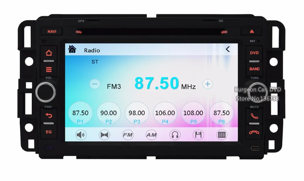 Top Factory Price Car DVD Player for Chevy Chevrolet Cobalt Silverado Suburban Buick Enclave Radio Stereo BT GPS Navigation system 33