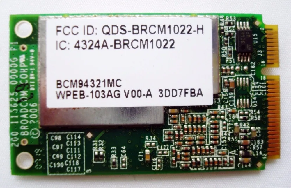 Wireless adapter card for dell 1505 wireless draft 802 11n wlan card