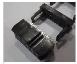 

Free shipping new three-piece spacing 2.0MM FC-10P JTAG connector plugs pressure thread ISP