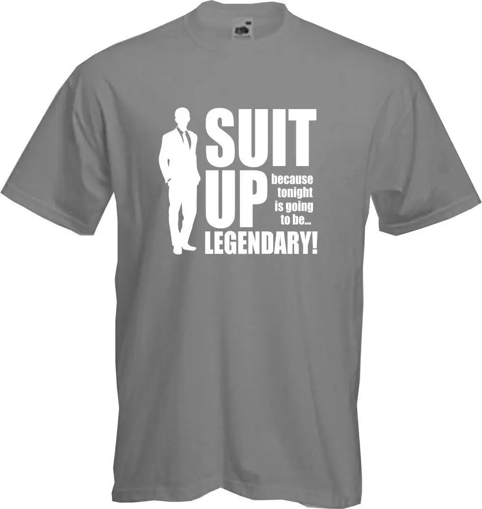 SUIT UP How I Met Your Mother HIMYM Barney Stinson качество новинка футболка новые футболки Забавные