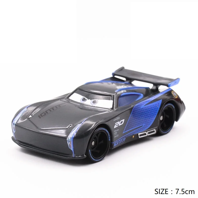 Disney Pixar Cars 3 27 стилей Молния Маккуин матер Джексон шторм Рамирес 1:55 литье под