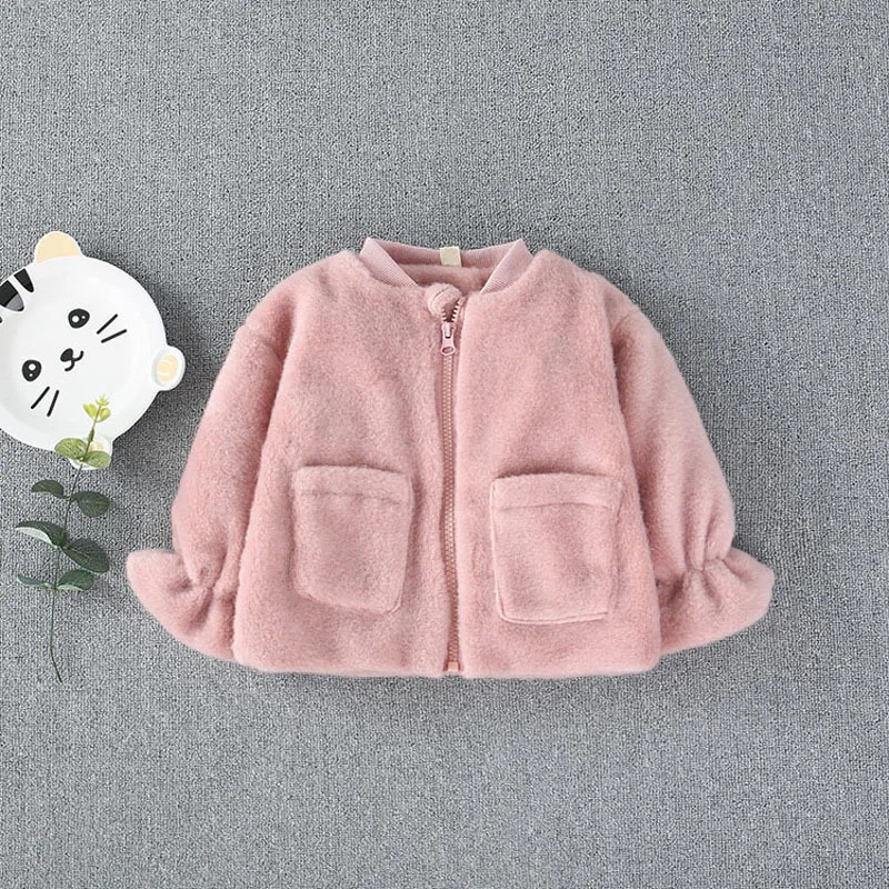 

Bibicola Casaco Infantil Menina Children Qiu Dong Outfit Coat 0 To 3 Years Old Girl With Horn Sleeve Cardigan Brim A Pullover