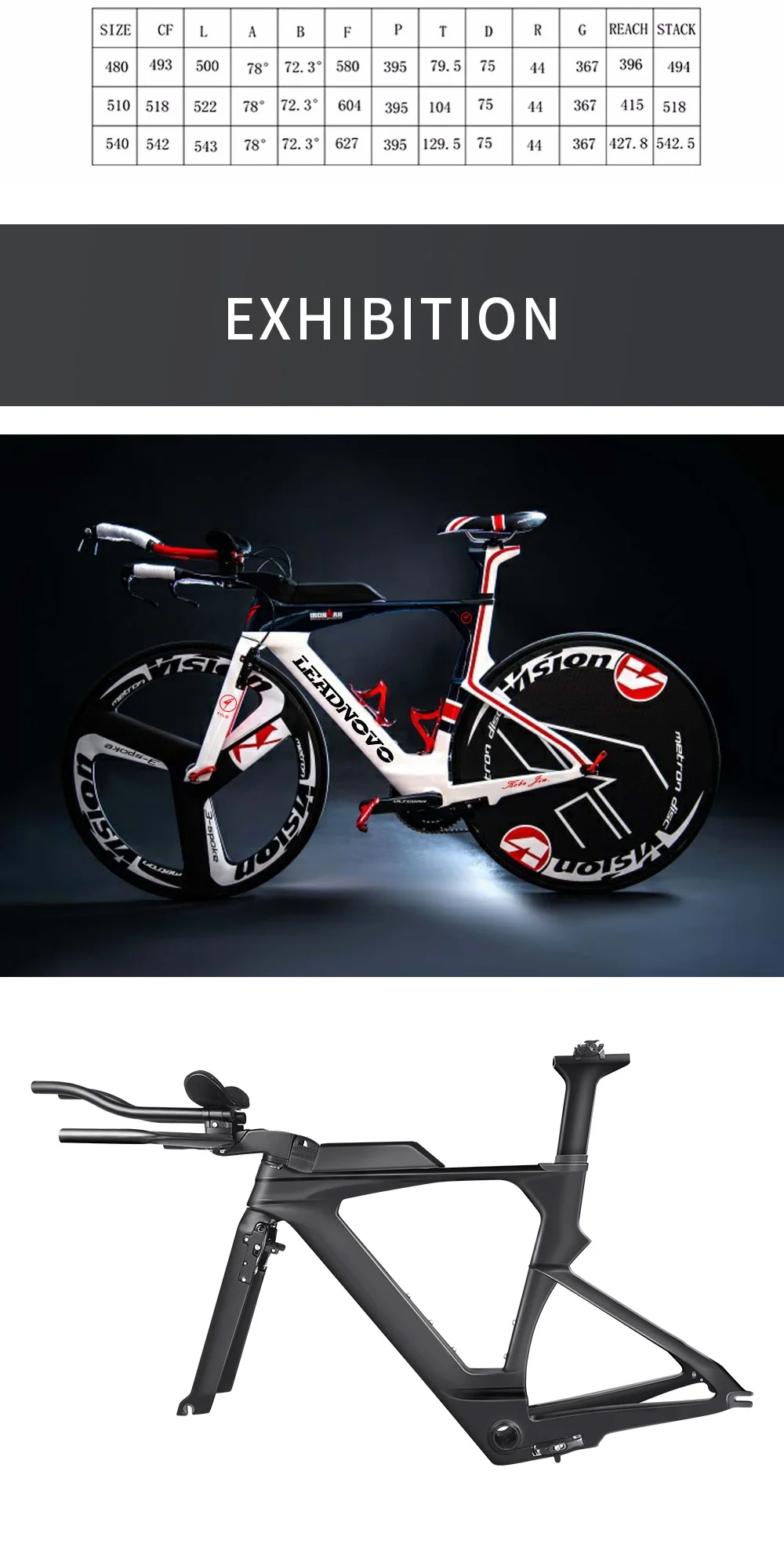 Flash Deal Aero Carbon time trial Bicycle Frame TT carbon fiber frameset UD black 48cm 51cm 54cm matte glossy Di2 and Mechanical Compatible 2