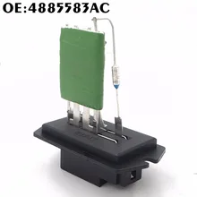 Новый передний вентилятор отопителя 4885583AC, резистор мотора 68029175AA для 2001 2002 2003 Chrysler город и страны Voyager Grand Caravan Новый передний вентилятор отопителя 4885583AC, резистор мотора 68029175AA для 2001 2002 2003 Chrysler город и страны Voyager Grand Caravan