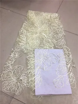 

Free shipping (5yards/pc) Lilac purple African French net lace fabric with luxury sequins embroidery for party dress yellow pink