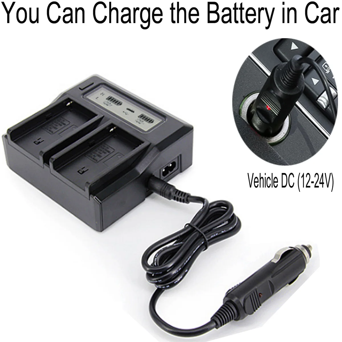FS30 LCD USB Travel Battery Charger for Canon FS10 FS31 FS11 FS22 FS20 FS40 Flash Memory Camcorder FS21