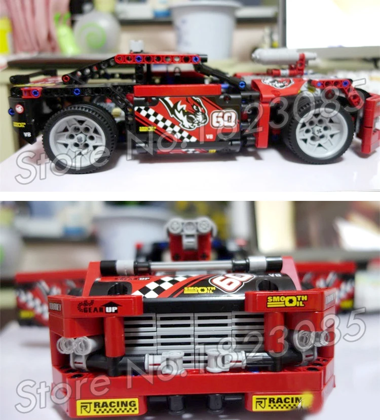 608 шт. 2в1 Technic Advanced Limited Edition набор гоночных грузовиков 3360 фигурки строительные