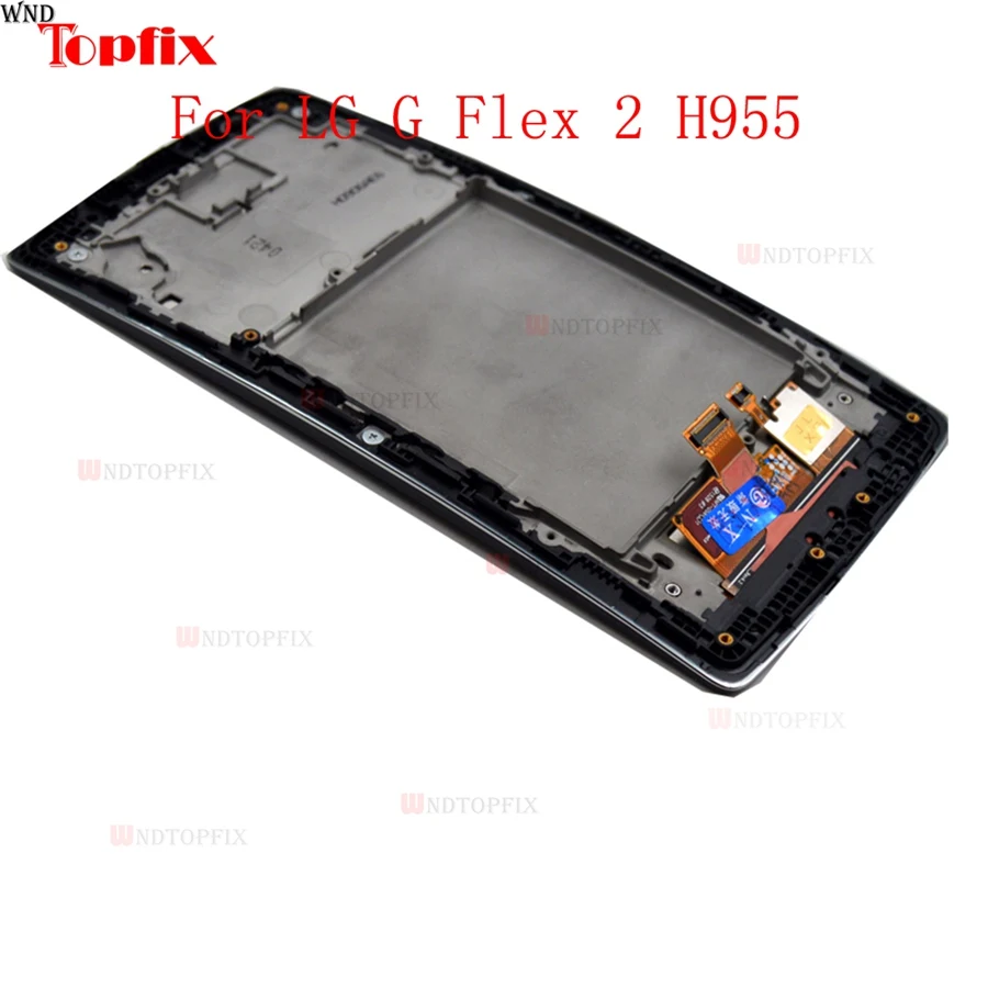 In Stock 100 Tested LCD Display Touch Screen Digitizer Assembly For LG G Flex 2 H955 3