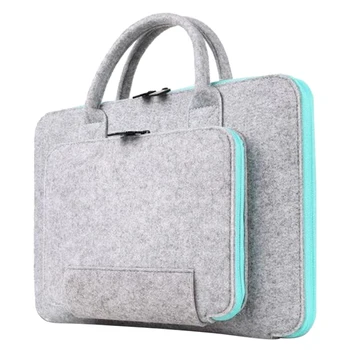 

New Felt Universal Laptop Bag Notebook Case Briefcase Handlebag Pouch For Macbook Air Pro Retina Men Women 11" & 13" & 15"