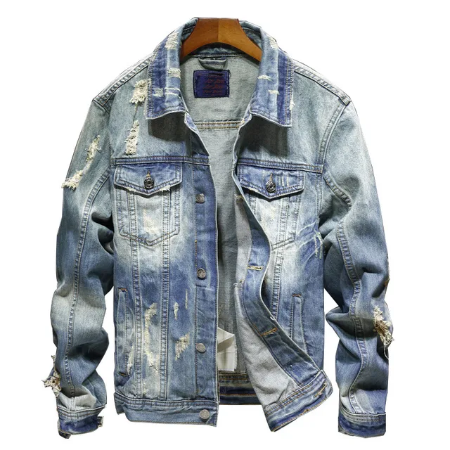 ripped trucker jacket