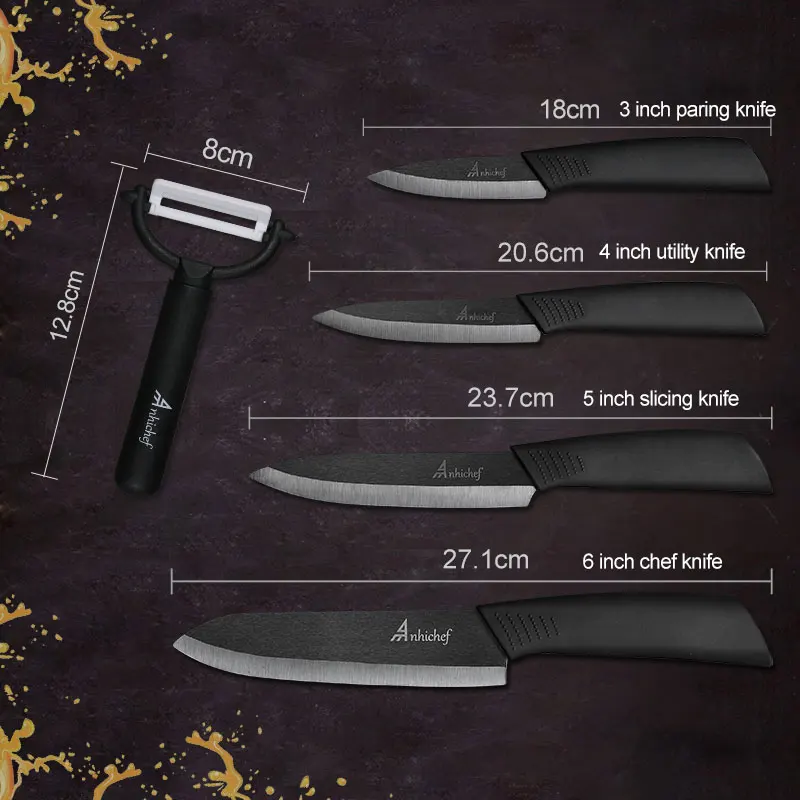 Kitchen Knife Ceramic Knife Cooking set 3\