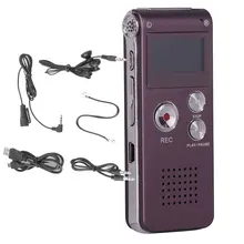 Высокое качество 8 ГБ диктофон USB флэш Профессиональный цифровой аудио Голосовая активация Поддержка 650Hr диктофон MP3 Pla